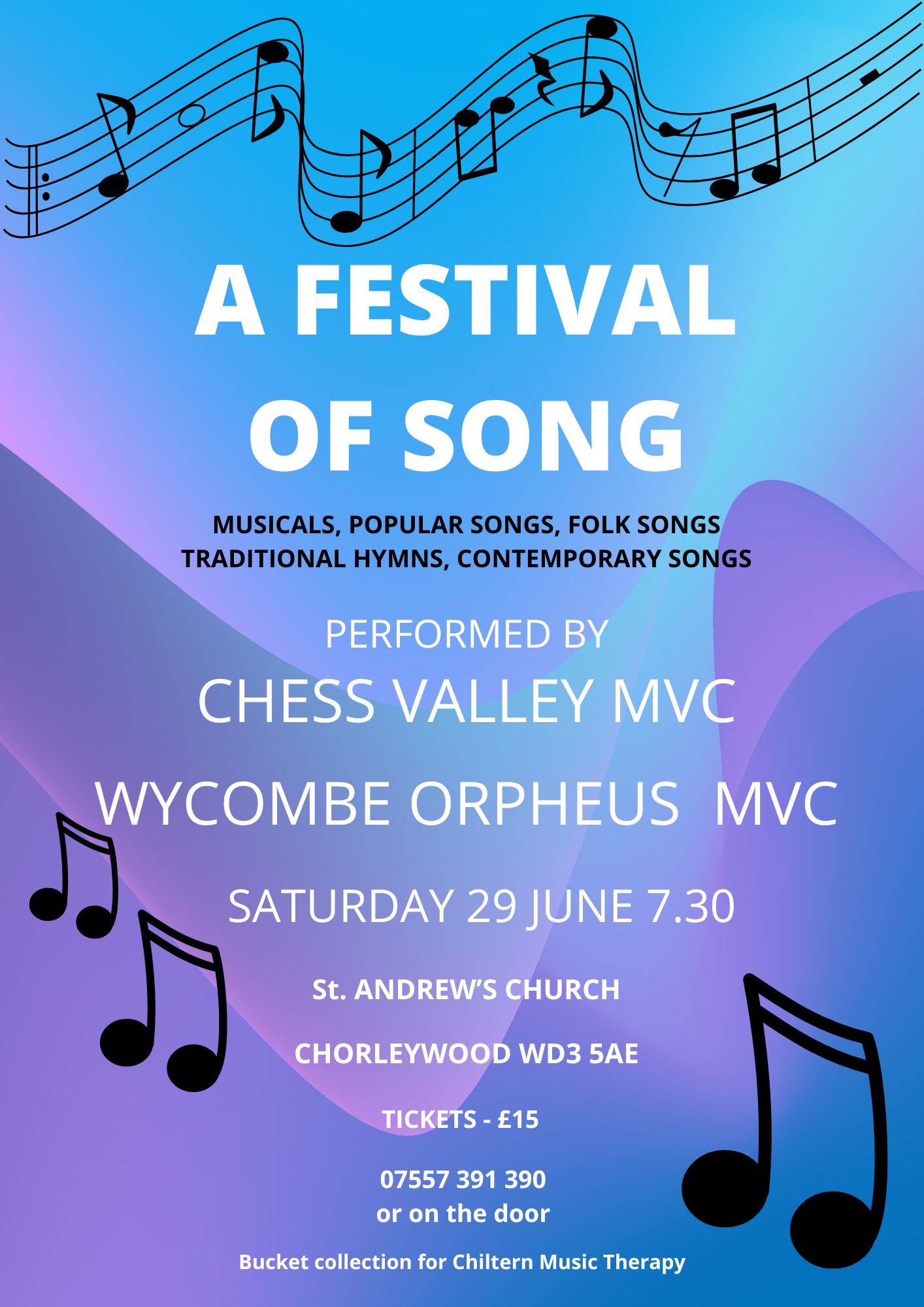 Joint Concert with Chess Valley MVC